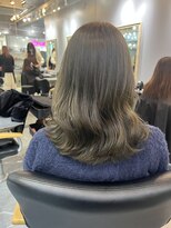 アソビセカンド 原宿(ASOBI 2nd)&nbsp;オリーブベージュ　20代/30代/ブリーチなし