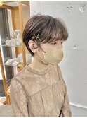耳掛けショート/ショートヘアアレンジ/ココアベージュ  W1207