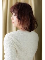 カバーヘア ブリス 大宮西口店(COVER HAIR bliss) ツートーンカラー韓国風AラインボブディTb1大宮0代30代40代