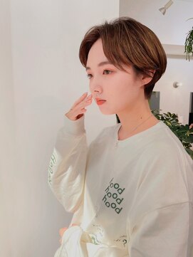 ヘアーアンジェ 南矢野目店(Hair ange) 20代30代オススメ/ショートボブ丸みショート◎No.6