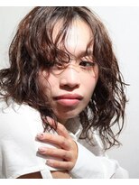 ヘアーアスクアドア(hair ask Adore)&nbsp;ハイライトカラー(ミディアムヘア)