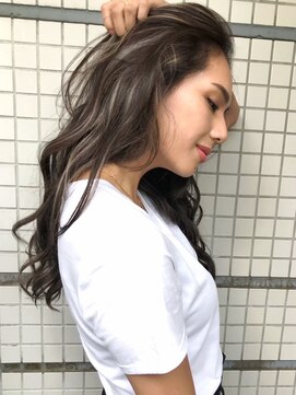 サイン 表参道(SIGN) ハイライトカラーバレイヤージュインナーカラーイヤリングカラー