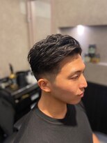 ブロートーキョー 有楽町店(Bro Tokyo)&nbsp;ツーブロック　前上げ　バックスタイル