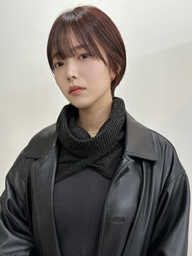 サクラ オモテサンドウ(SAKURA) お手入れ楽ちん大人ショート×ぱっつん前髪