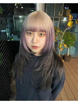 ヌル 表参道本店(Null) エンドカラー[デザインカラー/ケアブリーチ/ルーツカラー]