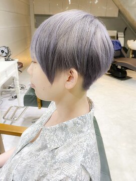 デイズ(days) グレージュカラー/ハンサムショート/耳掛け/ツーブロック