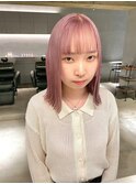 【rireリール(大須)】ホワイトピンクカラー