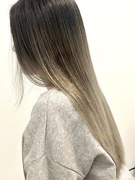 バロン ビューティー バイ フー 自由が丘(BARON Beauty by 風) BARON Beautyホワイトグレー／ブリーチ／ダブルカラー／韓国