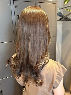 ミズチャーム(Ms.CHARM) カーキグレージュ/艶髪カラー