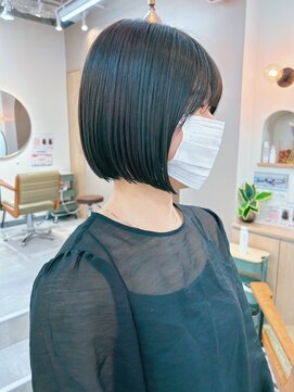 シビバイレボ(CIBI by revo) 地毛風カラー/ナチュラルレイヤーカット/ショートボブ[船橋]