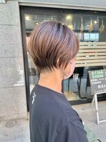 シシ 大宮(She 2.)&nbsp;大人ショートボブ/ホワイトグレージュ/ブリーチ/ダブルカラー