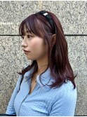 秋色 ピンクブラウン ブリーチなし くすみベージュ 銀座有楽町