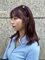 秋色 ピンクブラウン ブリーチなし くすみベージュ 銀座有楽町