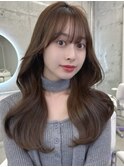 憧れ韓国くびれヘア/顔まわりカットレイヤーカット艶髪黒髪