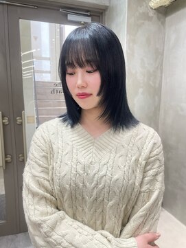 ザ パス 警固店(the path) フェイスレイヤー×ブルーブラック