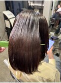 【上田】地毛風ストレートパーマ縮毛矯正ストレートボブくせ毛