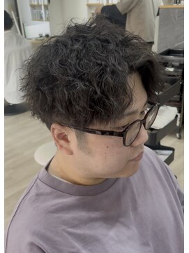 エメヘアデザイン ルイス(Aimer Hair Design Lewis) ツイストスパイラルパーマ/メンズパーマ/弘前市