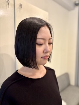 エフィールリアモ(afeel riamo) 大人可愛い前下がりボブ！