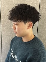 ニアウ 太田店(Niau)&nbsp;メンズナチュラルマッシュシャドウパーマ質感重視波巻きパーマ