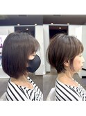 熊本ショート/丸みショート/大人ショート/丸み矯正/ruen