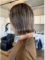ハイジア(hygea) 30代40代50代☆細めハイライト☆マロンベージュ☆大人ボブ