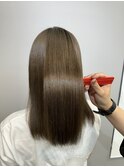 美髪_髪質改善_アッシュベージュ
