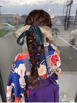 ウノ ア ウノ(uno a uno) 卒業式ヘア