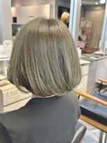 キャラ シャローネ 池袋(Chara Chalone)&nbsp;ショートボブ/オリーブベージュ/ハイライト【池袋/本松】