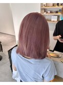 【kicca】レイヤーボブ×ロータスピンク