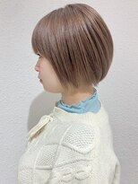 ビューティシモ 川越(Beautissimo) ミルクティーアッシュベージュ マッシュ ブリーチ 髪質改善