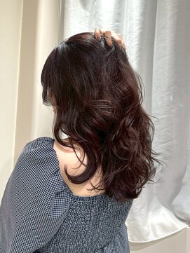 ファムバイアヴァンス(Femme by AVANCE.) 深みカラー×ゆる巻きロング