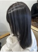 ハイライト/ハッシュカット/クラゲヘアー/黒髪カタログ/一宮