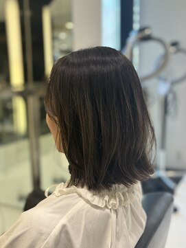 エアー 銀座タワー(AIR) 切りっぱなし 外ハネ ハイライト