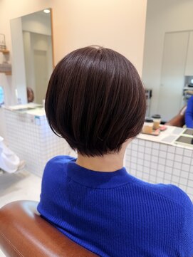 くびれショート×パープルカラー