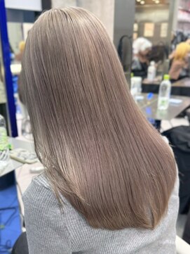 サンクマーケット 渋谷(cinq MARKET) 渋谷ダブルカラーミルクティーベージュヘーゼルベージュカラー