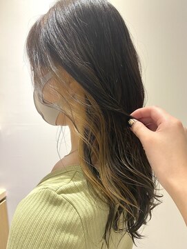 イヤリングカラー×イエロー