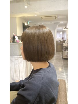モードケイズ 調布店(MODE K's) ミディアムレイヤーカット_ボブ韓国調布顔周り似合わせカット