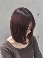 アムリタ 三鷹(AMRITA)&nbsp;暖色/ブリーチなし/ワインレッド/ミディアム_シオン