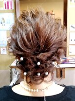 パピヨンロゼ(Papillon Rose)&nbsp;編み込みパールアップ