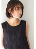 耳にかけてオシャレ度アップ!ナチュラル綺麗めボブ 徳田圭吾