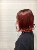 外ハネボブ ×ハイトーンカラー