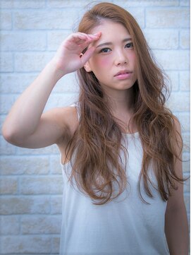 ソア 武蔵小杉(SOAR) 大人かわいい無造作カールとデザインカラー小顔ボブディ