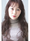 kico☆アッシュブラウン×毛先パーマ×簡単スタイリングヘアカタ