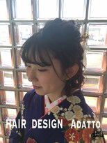 ヘアーデザイン アダット(HAIR DESIGN Adatto.) ハーフアップスタイル