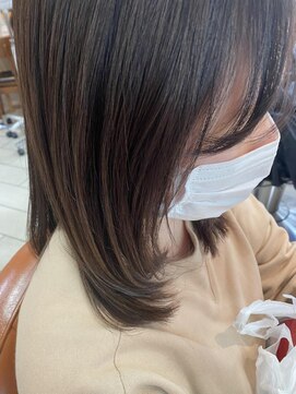 テトラ バイ ネオリーブ 横浜西口店(tetra by neolive) 極細ハイライト☆シアベージュカラー