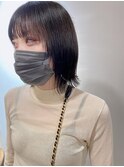 地毛風カラー マッシュウルフバング【sk】
