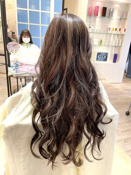 リザ ヘアー サロン 大谷 なんごう店(LIZA hair salon) ロングバレイヤージュカラー