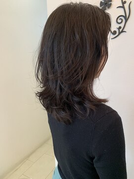 リッチアリュール(Ricci ALLURE) レイヤーロング/ウェーブ/アースカラー/30代/40代/50代