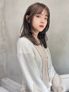 アルテ(ARTE) 【ARTE表参道/青山】モテ髪ミディアム×ブリーチなし透明感