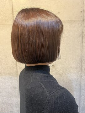 アイフィ(iFY) 【iFY 千葉】ぽてっとミニボブ× オレンジカラー style